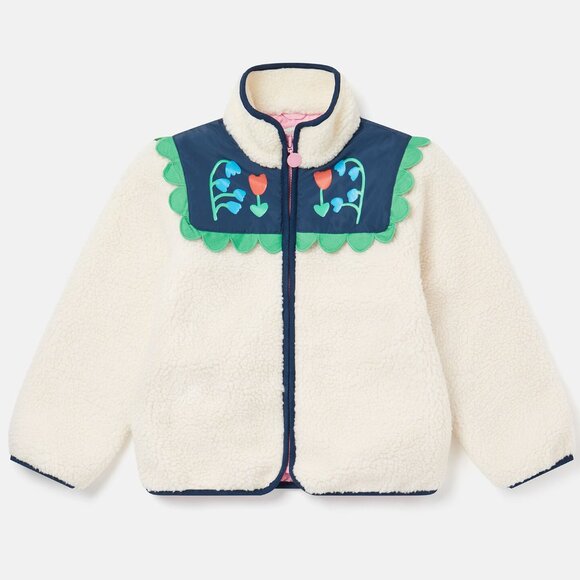 Stella McCartney ~ Folk Flower Embroidery Fleece Jacket ~ 5 Years ~ - Picture 1 of 9
